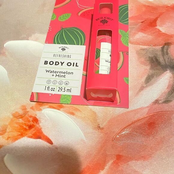 🛍️Bolero Refreshing Body Oil pack of 2 Watermelon 🍉 +Mint 1Fl OZ /29.5ml 🎁 - Picture 3 of 7